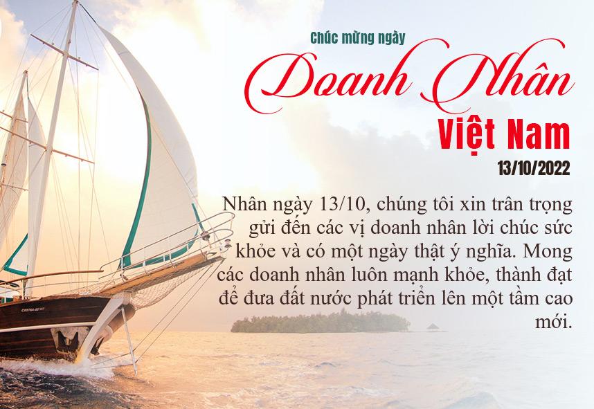 ​Tuyển tập mẫu thiệp chúc mừng ngày doanh nhân Việt Nam 13/10 đẹp và ý nghĩa