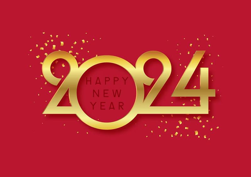 Hình ảnh và lời chúc Tết dương lịch 2024 ý nghĩa mừng năm mới