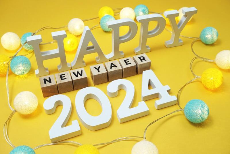 Hình ảnh và lời chúc Tết dương lịch 2024 ý nghĩa mừng năm mới