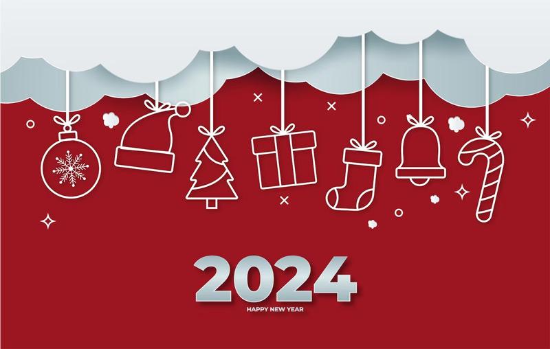 Hình ảnh và lời chúc mừng Giáng sinh, năm mới 2024 mới nhất